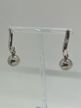 Silpada 925 Sterling Silver Ball Post Exclamation Point Dangle Earrings P1887